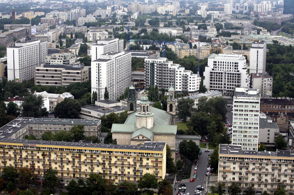 Similar – Image, Stock Photo Panoramic view over Berlin and Leipziger Platz III