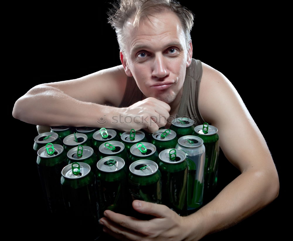 Image, Stock Photo boozing companions Red