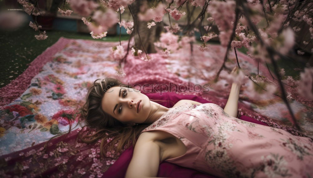 Similar – Image, Stock Photo Mia & Daisies Human being