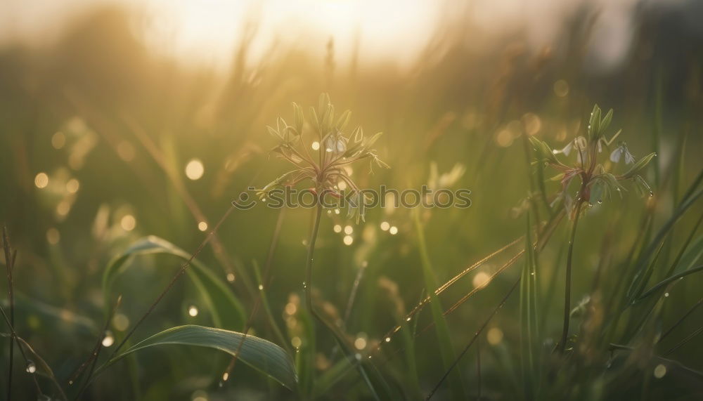 Similar – Beautiful green grass in the morning with dew water