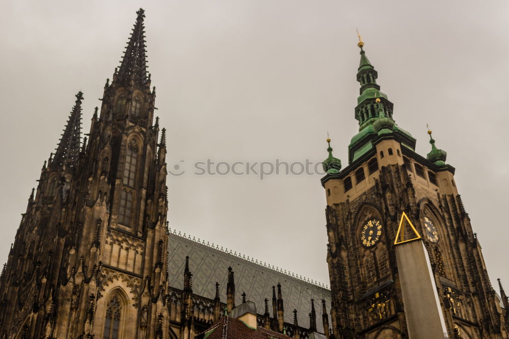 Similar – many rainbow flags of the queer community at the CSD in Cologne. Cologne Cathedral in the background