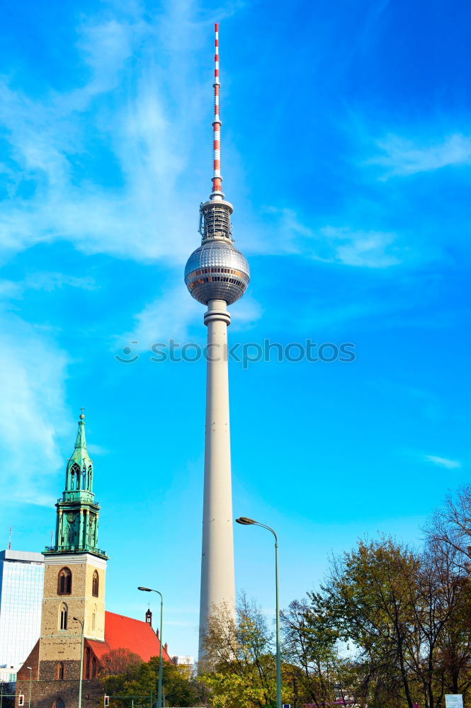Similar – Image, Stock Photo television tower