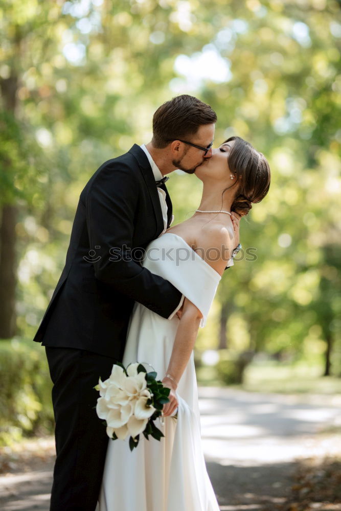 Similar – Image, Stock Photo Just married couple together