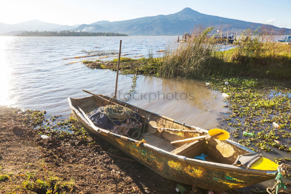 Similar – Image, Stock Photo Motorboats in small dock