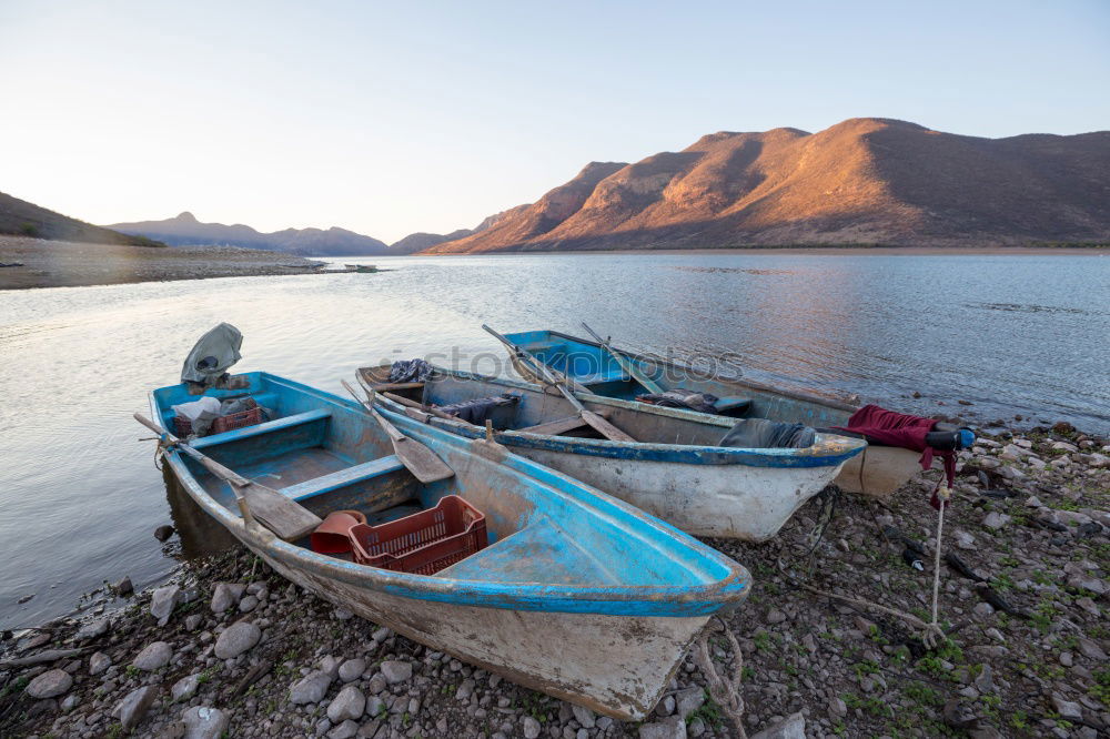 Similar – Image, Stock Photo Motorboats in small dock