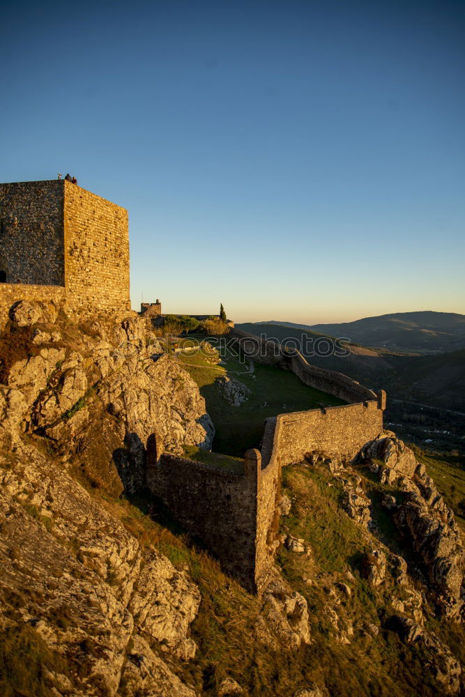 Similar – Image, Stock Photo Turret in front of Rocca Calascio Castle in Abruzzo, Italy.