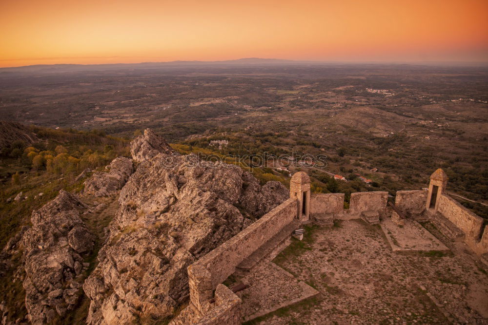 Image, Stock Photo View of Monsanto in Portugal