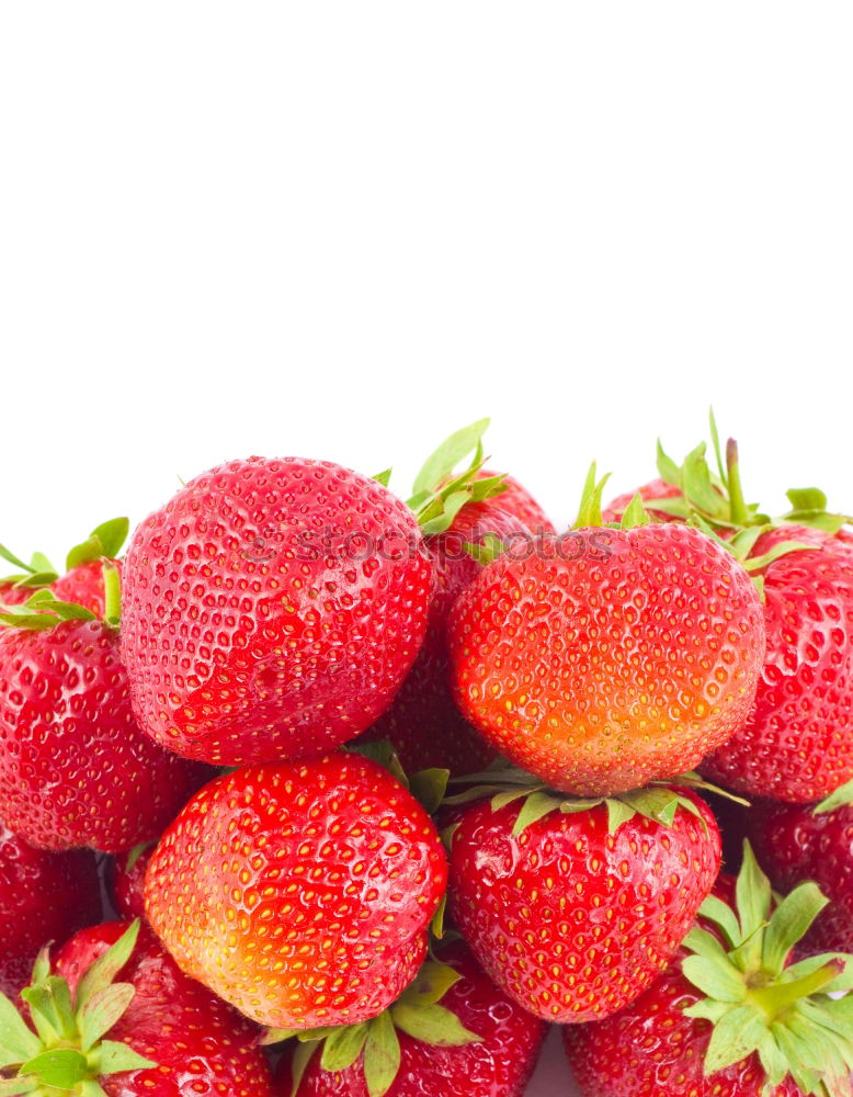 Similar – Freshly harvested | last strawberries