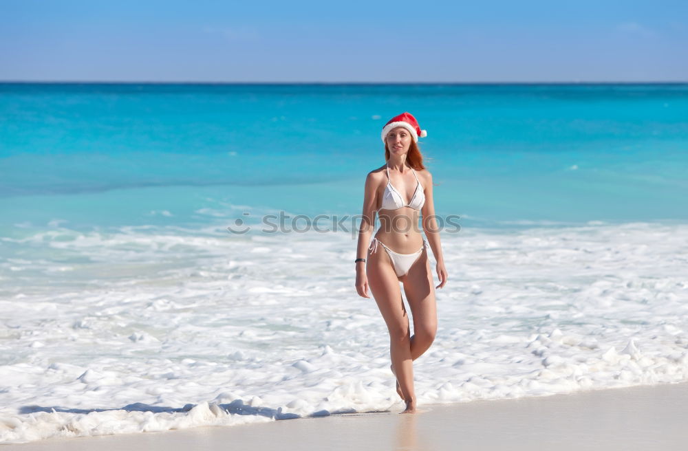 Similar – Image, Stock Photo Rear view of sexy young caucasian woman sunbathing topless on romote pabble beach on Pag island, Croatia, Mediterranean.