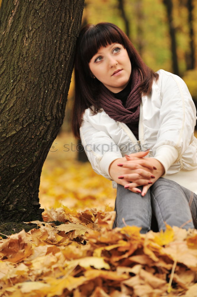 Similar – Image, Stock Photo autumn walk Feminine