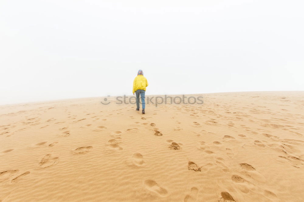 Image, Stock Photo Man on the horizon