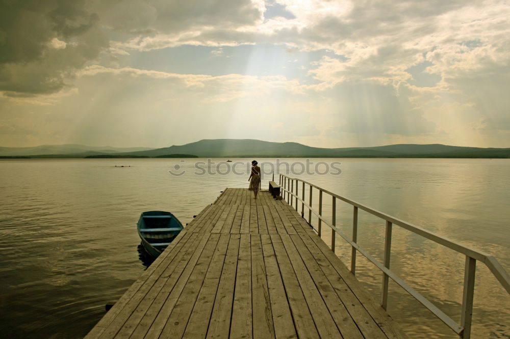 Similar – Image, Stock Photo Sailboat on a lake Joy