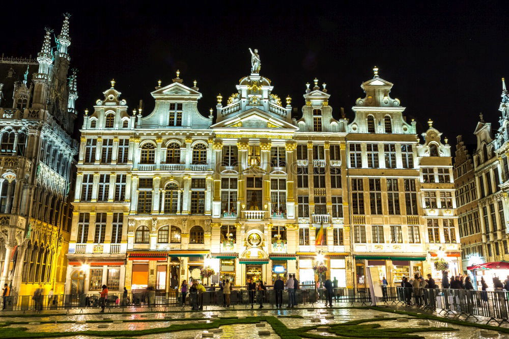 Brussels at night