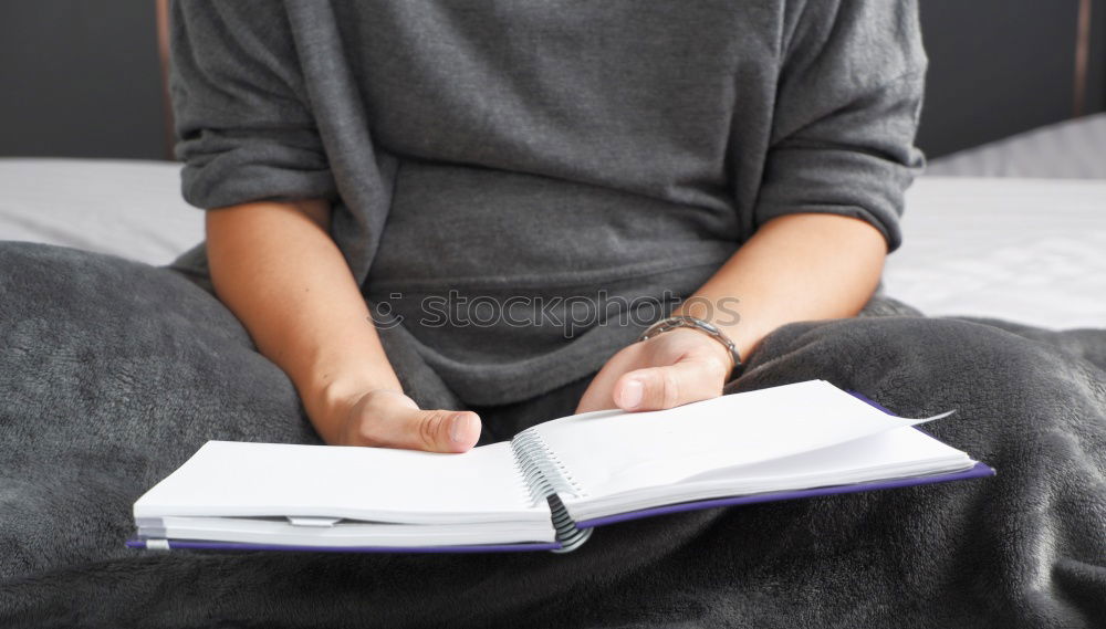 Similar – Image, Stock Photo Woman sleeping with book