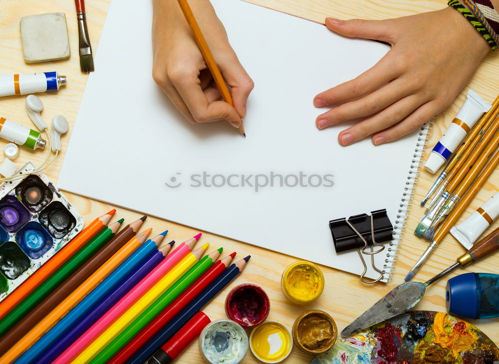 Similar – Image, Stock Photo today we do handicrafts!