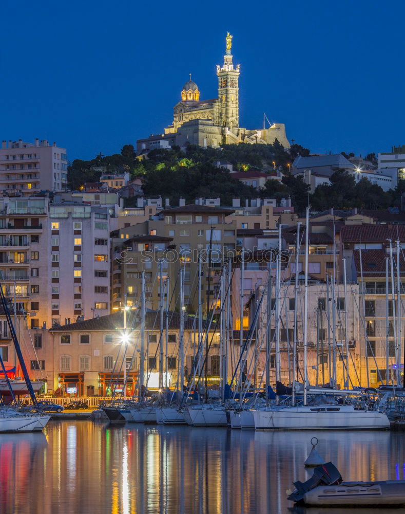 Similar – Image, Stock Photo Yachts in the cannes bay at night