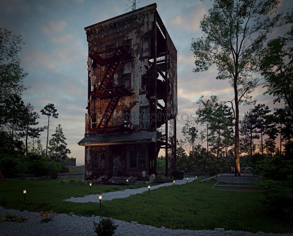 Similar – Image, Stock Photo demolition Ruin Building