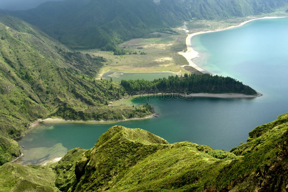 Similar – Lake Furnas in the Azores