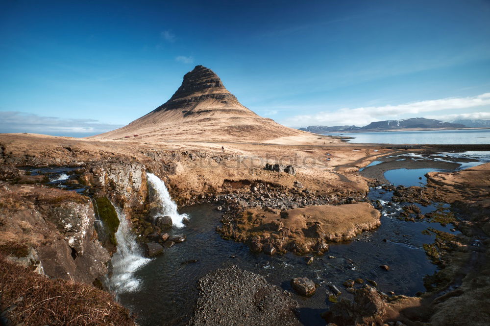 Similar – Image, Stock Photo Kirkjufell’s fossil Nature