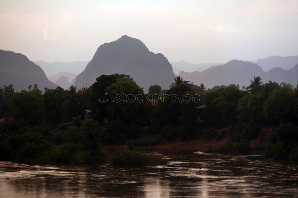 Similar – idylle am mekong Leben