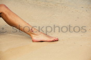 Similar – Image, Stock Photo Playing beach volleyball