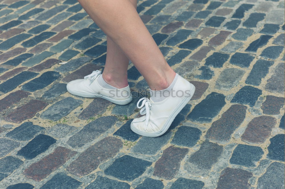 Similar – Image, Stock Photo Cindarella and the Prince at the Wall