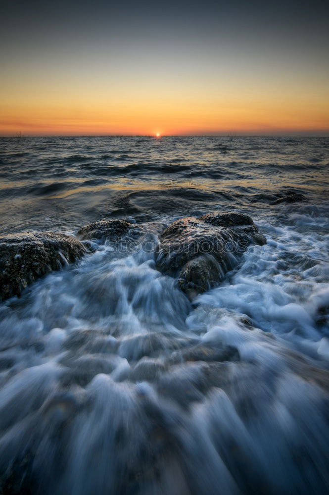 Similar – Orange Sea. Environment