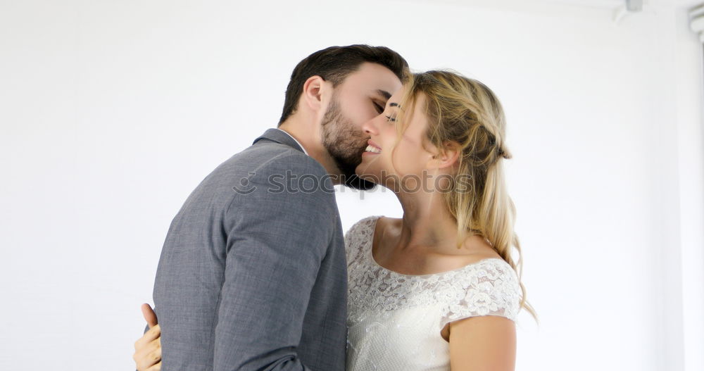 Similar – Image, Stock Photo Kiss me Young woman