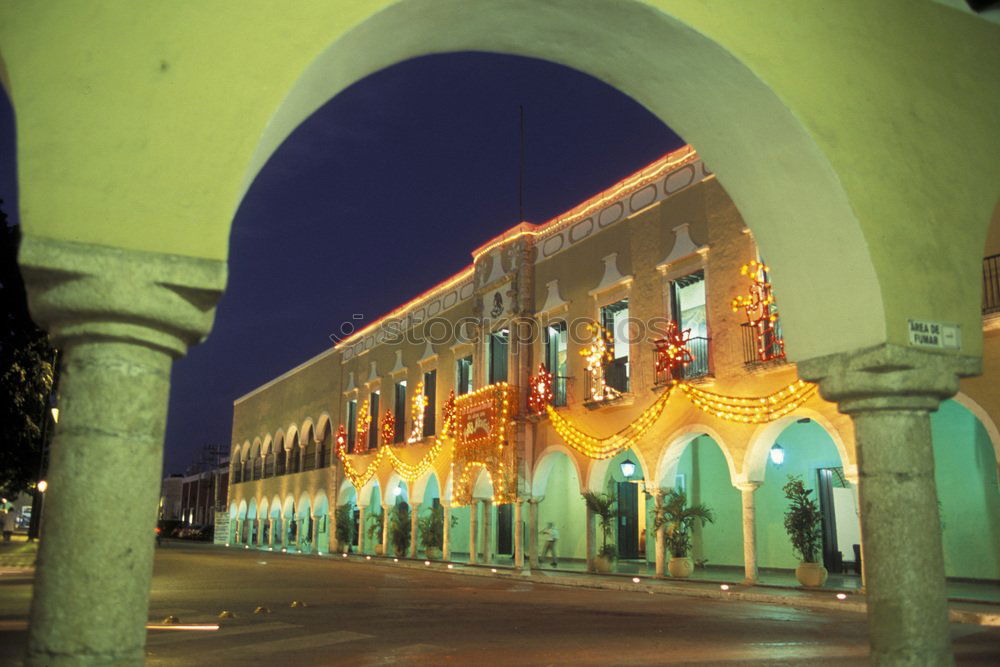 Similar – Image, Stock Photo street Night Long exposure