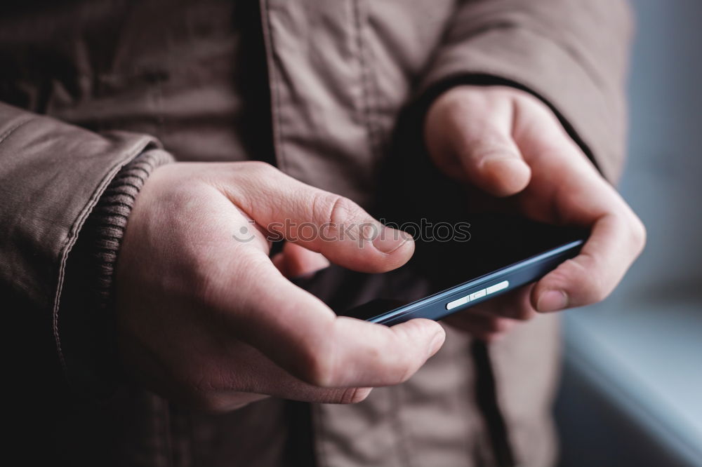 Similar – Image, Stock Photo Hands of a Young woman, Holding a smartphone