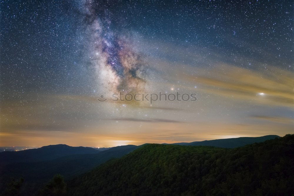 Similar – Image, Stock Photo Milky Way via Saar loop