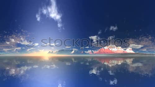 Similar – Berge im Licht Wolken