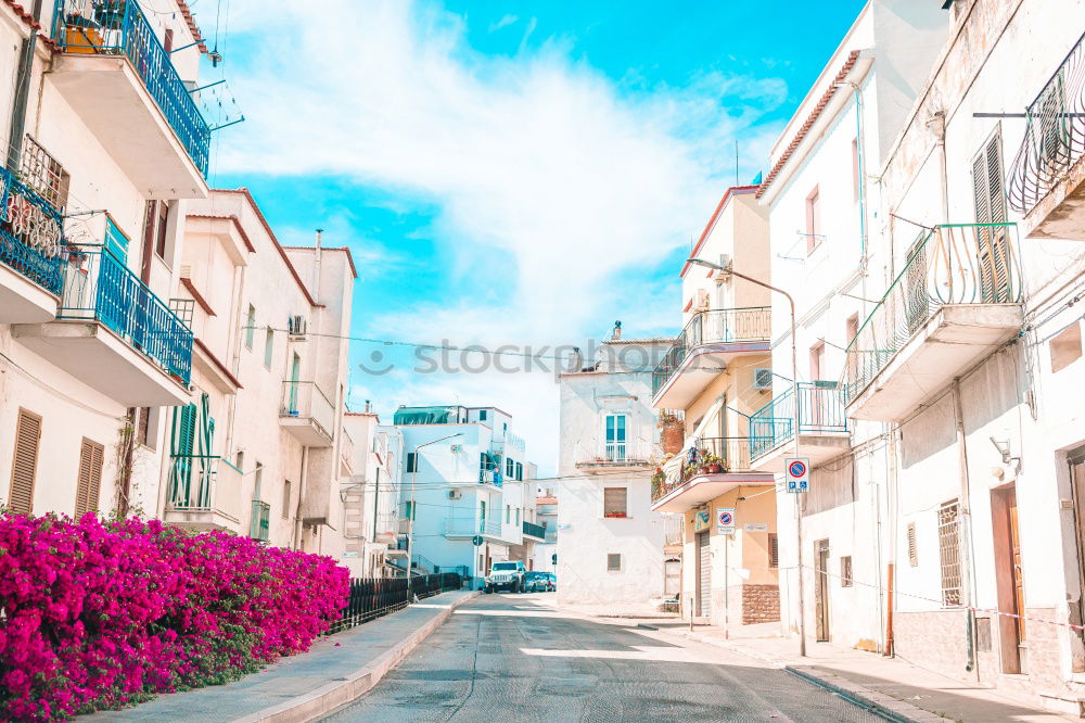 Similar – Image, Stock Photo Colorful Buildings On Narrow Street In Cascais City Of Portugal
