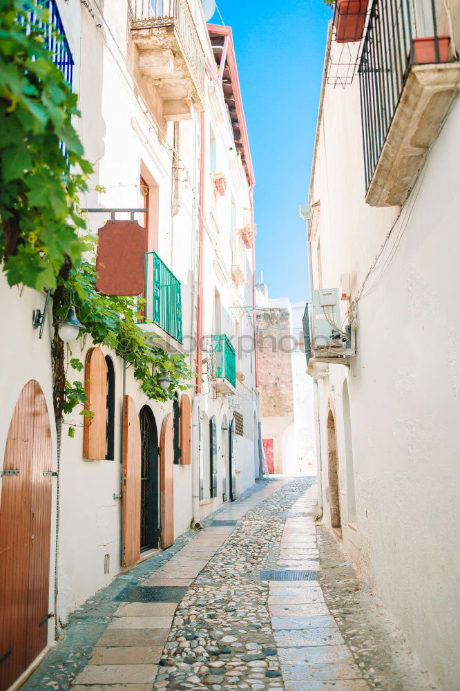 Image, Stock Photo Rural streets in Cadaques, Spain