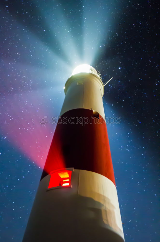 Similar – Sunset lighthouse, pier light Sassnitz