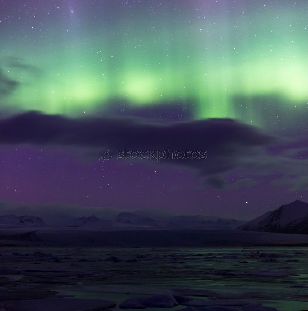 Similar – Aurora borealis over Lofoten