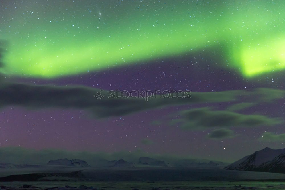 Similar – Foto Bild Nordlicht Island Nacht