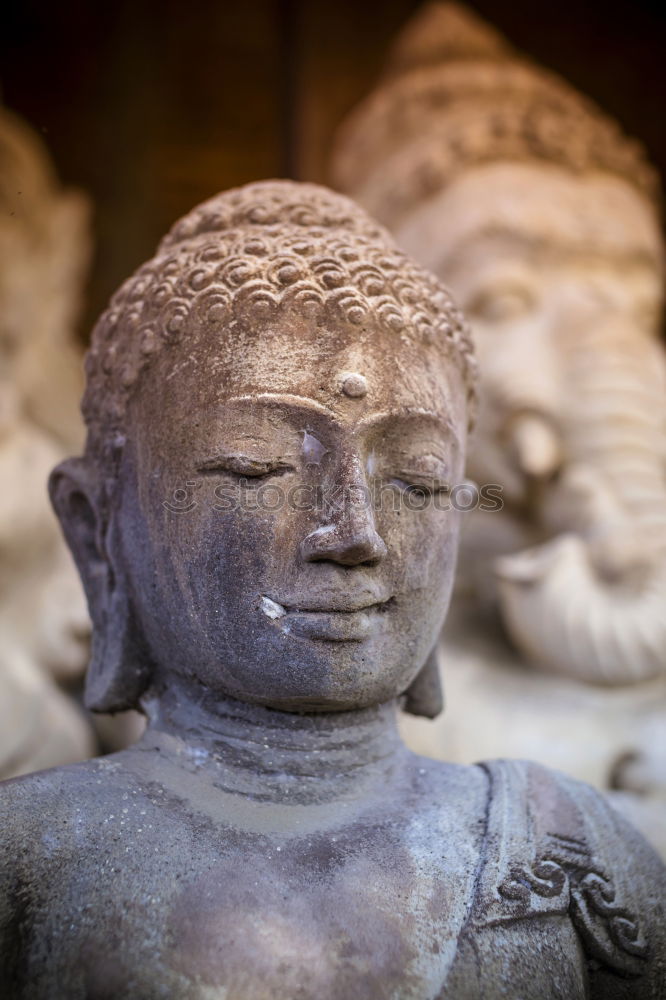 Similar – Image, Stock Photo Golden buddha image in Bangkok, Thailand