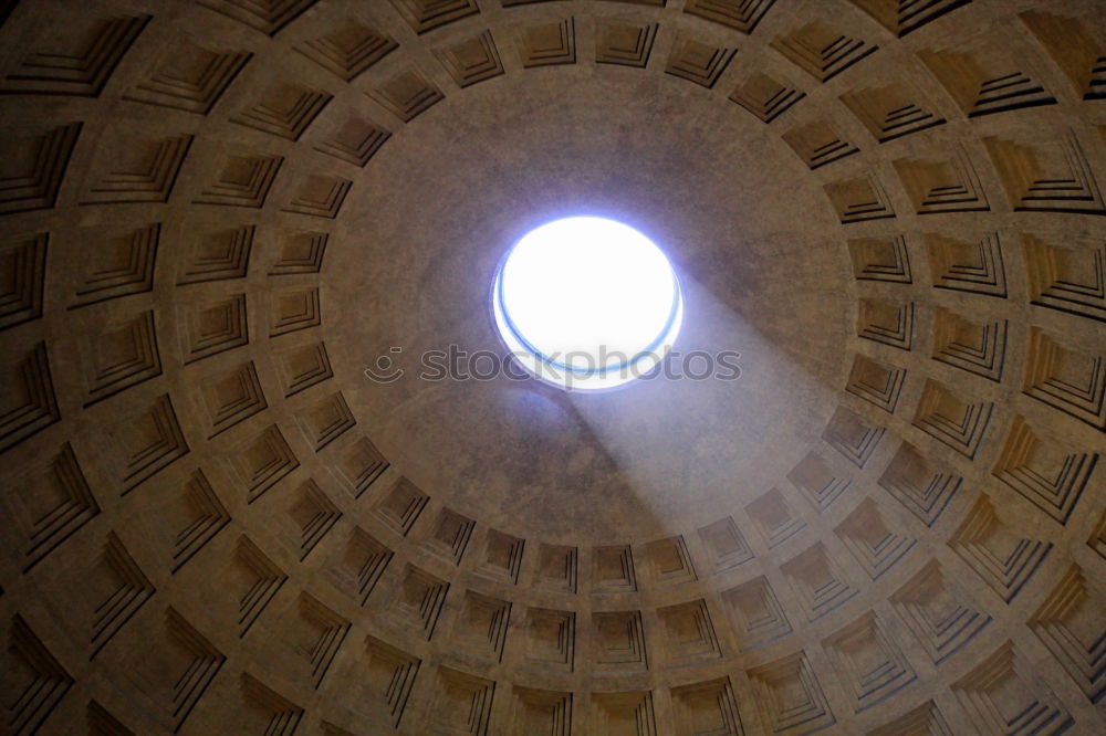 Interior of Rome Agrippa Pantheon, Italy. Texture background