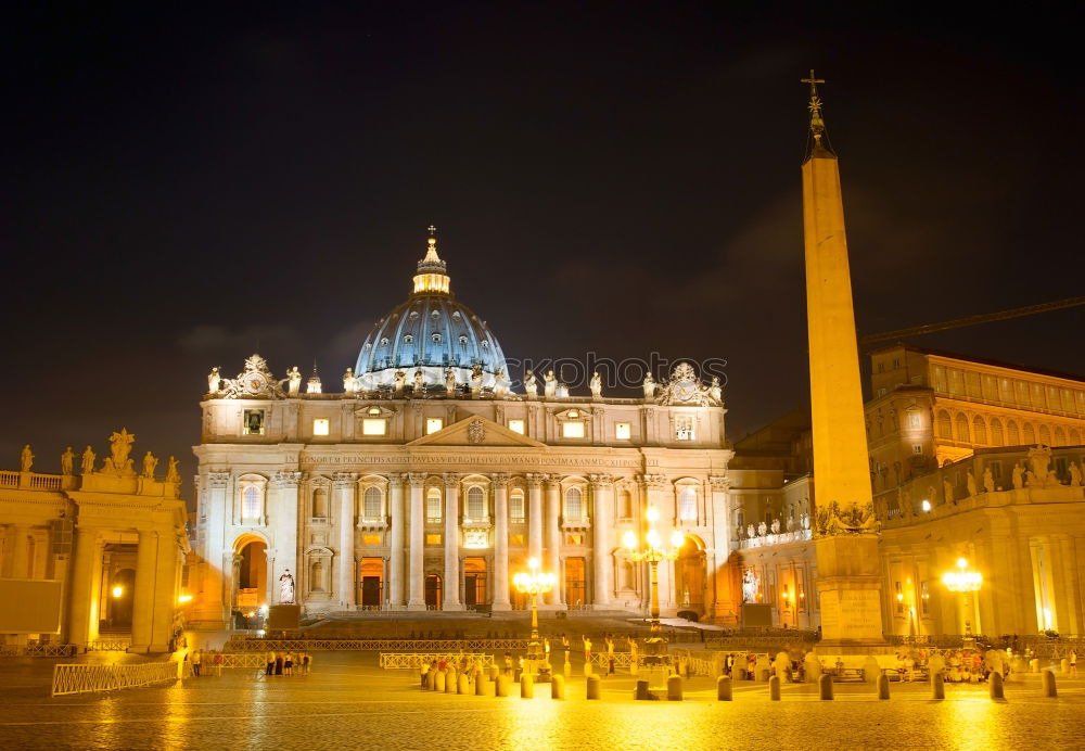 Similar – Image, Stock Photo Vatican at night