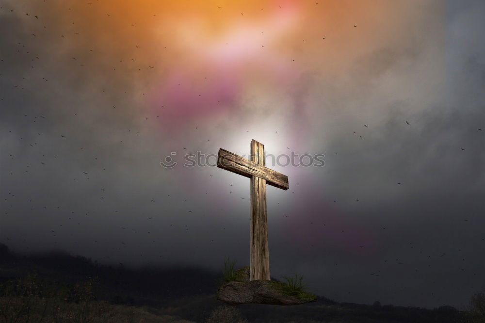 Image, Stock Photo summit cross Peak