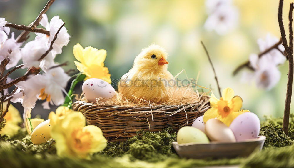 Image, Stock Photo Teamwork! Flower Chick