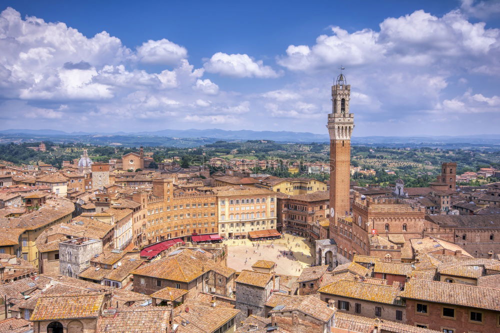 Image, Stock Photo Piazza del Campo