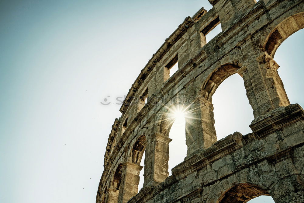 Image, Stock Photo Colosseum close-up detail, Rome, Italy