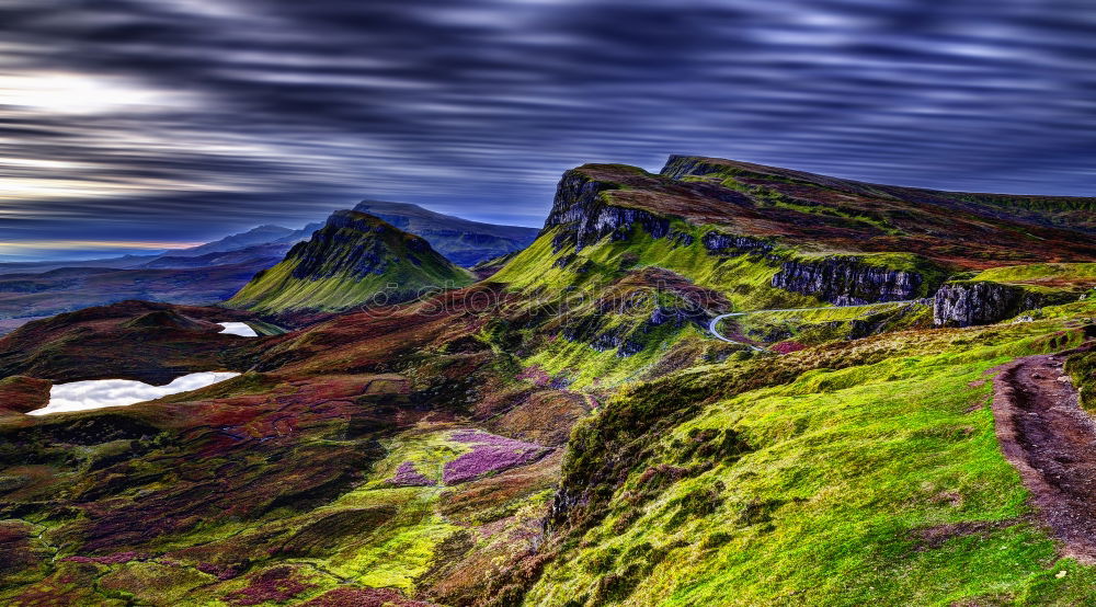 Similar – Image, Stock Photo Coastal Trail At The Spectacular Atlantic Cost On St. Abbs Head in Scotland