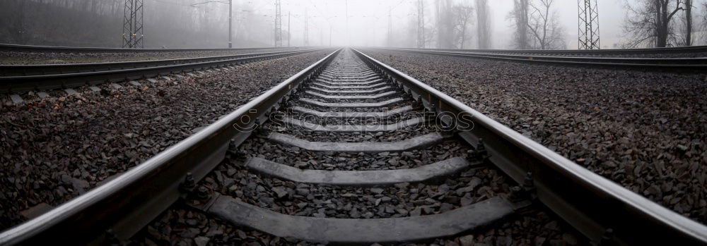 Similar – Image, Stock Photo rails Railroad tracks