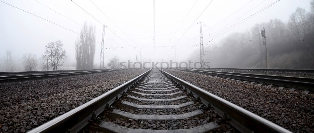 Similar – Image, Stock Photo rails Railroad tracks