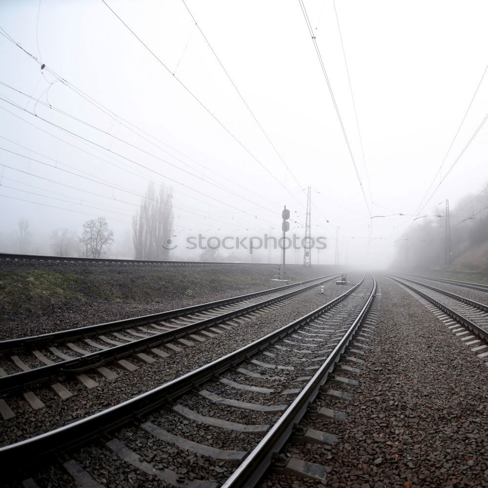 Similar – Foto Bild herbstfahrplan Himmel