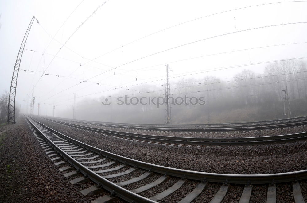 Similar – Foto Bild herbstfahrplan Himmel