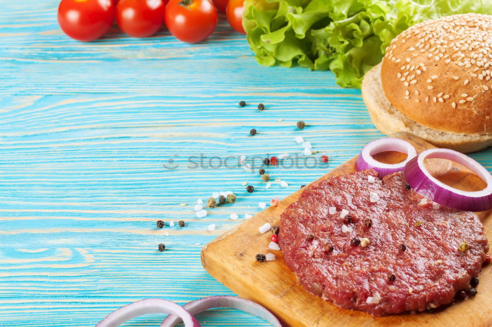 Image, Stock Photo burger time Food Meat